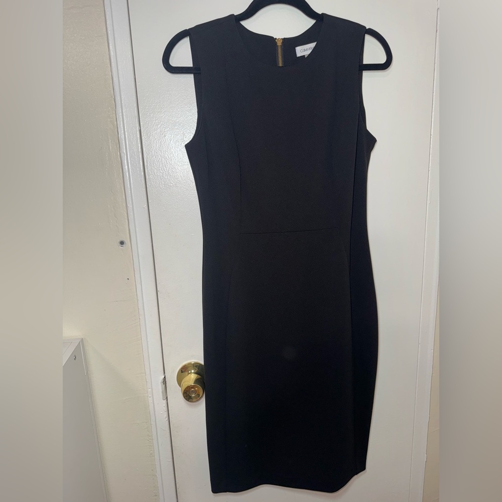 Elegant Black Sleeveless Dress